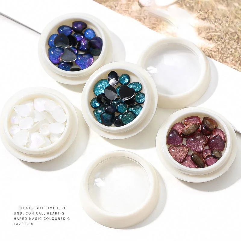 Paso Sico 2022 Glass Sequins Heart Shape Crystal Gemstone Flat Back DIY Nail Art Rhinestone 3D Accessories for Manicure
Paso Sico 2022 Glass Sequins Heart Shape Crystal Gemstone Flat Back DIY Nail Art Rhinestone 3D Accessories for Manicure