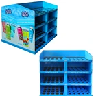 Walmart Water Glass Pallet Display Supermarket Shelf Cardboard Display Stands for Retail Store