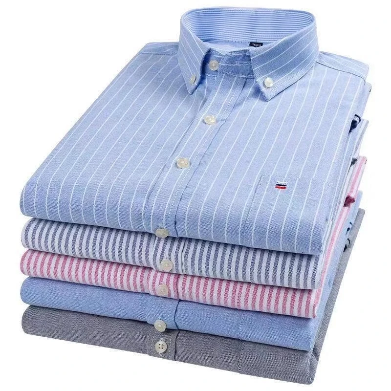 100 % Pure Cotton Oversized Button Up Shirt Striped Long Sleeve Shirt for Men Casual Slim Fit Shirt Men, Multi colors
100 % Pure Cotton Oversized Button Up Shirt Striped Long Sleeve Shirt for Men Casual Slim Fit Shirt Men, Multi colors