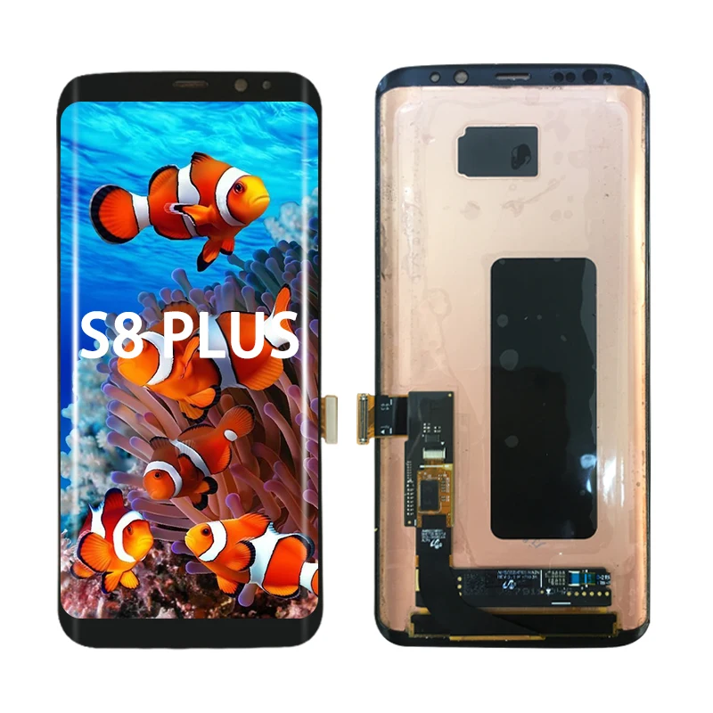 Manufacturer LCD Replacement for samsung S8 Plus display, Black/white 
Manufacturer LCD Replacement for samsung S8 Plus display, Black/white