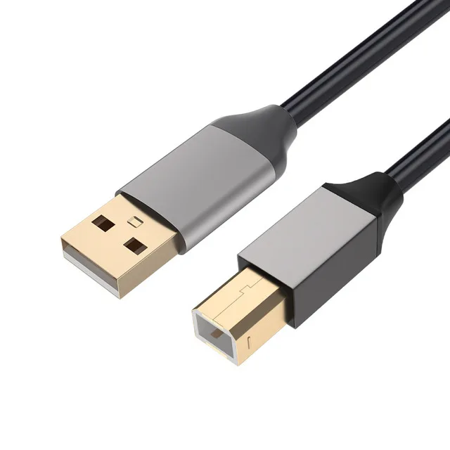 High Speed USB Printer Cable USB Type A Male to B Male USB 2.0 Cable Printer black for Printer/Scanner/Fax
High Speed USB Printer Cable USB Type A Male to B Male USB 2.0 Cable Printer black for Printer/Scanner/Fax