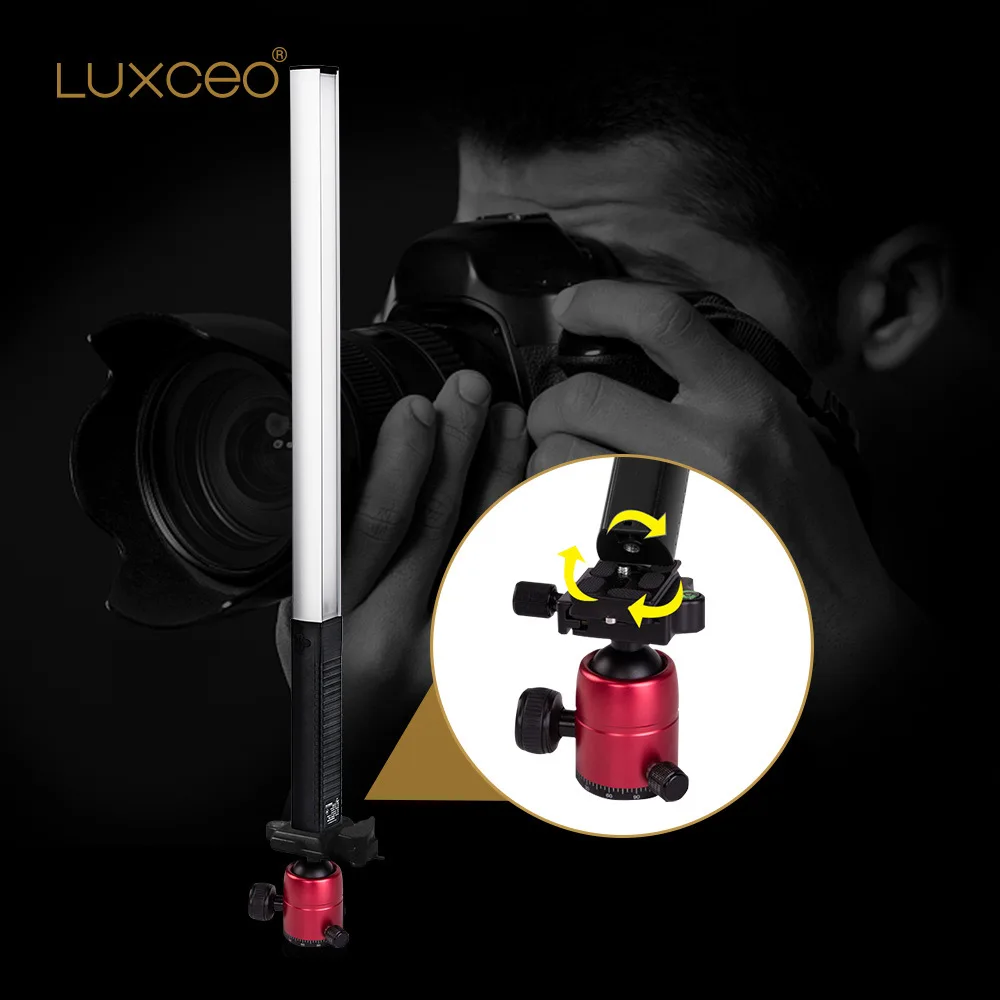 LUXCEO Q508S Professional Photography Fill Light led bar photography video portable handheld LED Video Light Wand for studio
LUXCEO Q508S Professional Photography Fill Light led bar photography video portable handheld LED Video Light Wand for studio