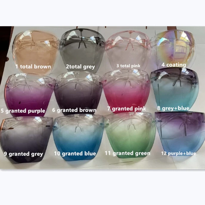 fashionable plastic full protection sunglasses stylish clear acrylic transparent color tinted anti fog face shield glasses, Multi color
fashionable plastic full protection sunglasses stylish clear acrylic transparent color tinted anti fog face shield glasses, Multi color