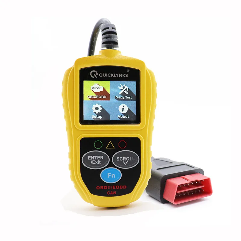 Henreal Funci/ón de diagn/óstico Auto Universal de la Herramienta OBD2 del analizador del Coche con la Prueba del Sensor O2