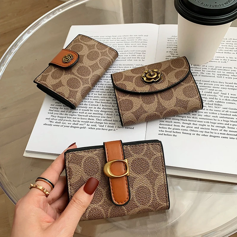Luxury Brand Mini wallet Card Holder Lady Purse Gift for Women Wholesale PU leather Elegant Coin Holder Fashion Card Case Purse, 4 styles
Luxury Brand Mini wallet Card Holder Lady Purse Gift for Women Wholesale PU leather Elegant Coin Holder Fashion Card Case Purse, 4 styles