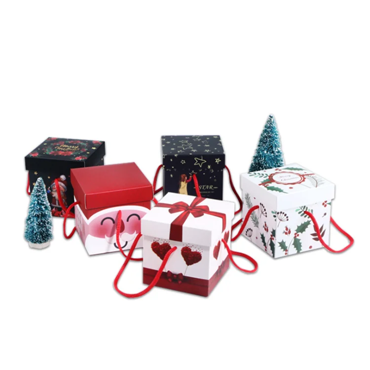 new year celebration round tube empty decorative christmas gift