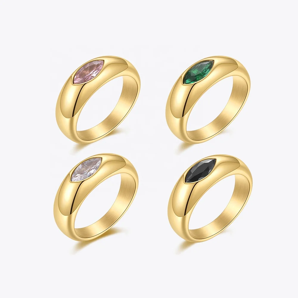 Latest High Quality 18K Gold Plated Stainless Steel Jewelry Colorful Zircon Eye Shape Accessories Rings R214128
Latest High Quality 18K Gold Plated Stainless Steel Jewelry Colorful Zircon Eye Shape Accessories Rings R214128