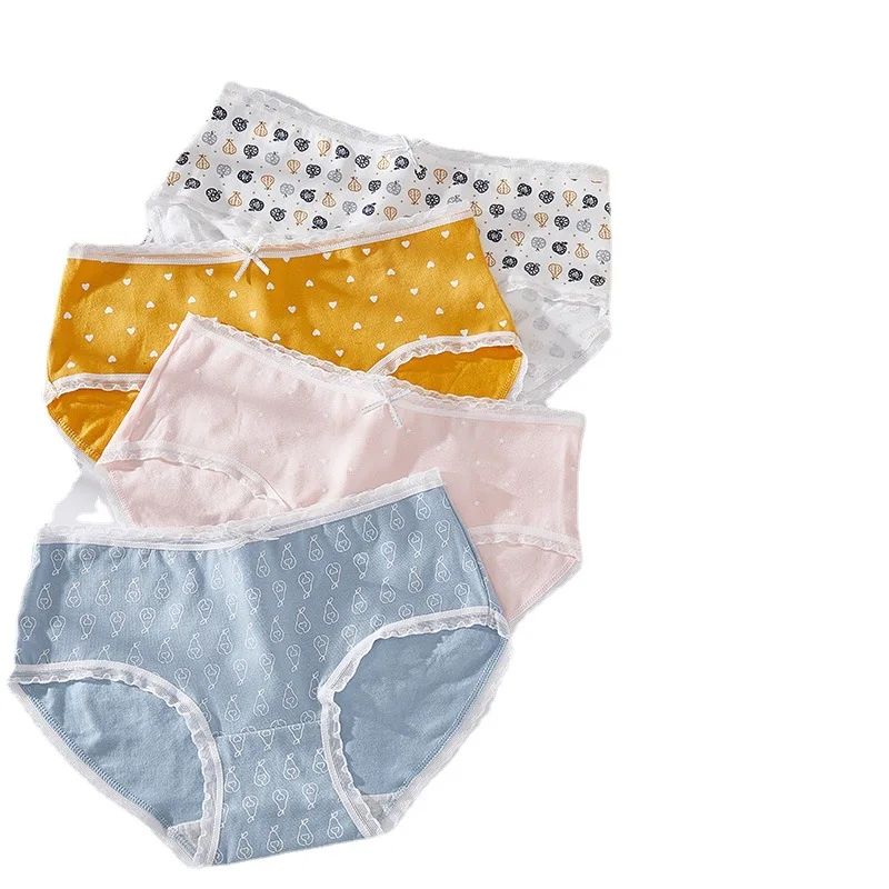 Wholesale cheap cotton lovely young girls breathable printed panties ladies panties underwear
Wholesale cheap cotton lovely young girls breathable printed panties ladies panties underwear