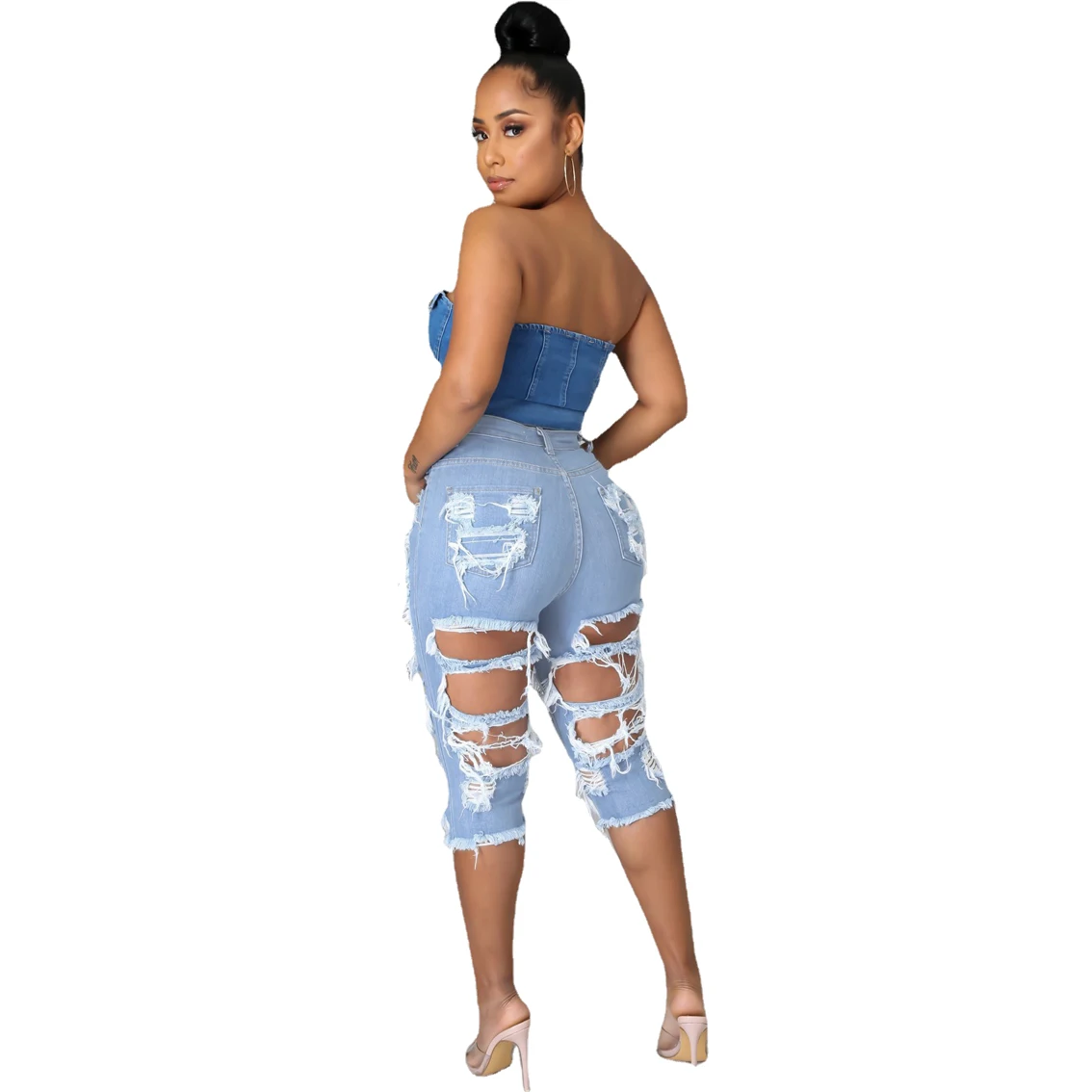 European and American new fund sexy formal dress shows back temperament elegant cultivate one's morality sexy, Blue
European and American new fund sexy formal dress shows back temperament elegant cultivate one's morality sexy, Blue