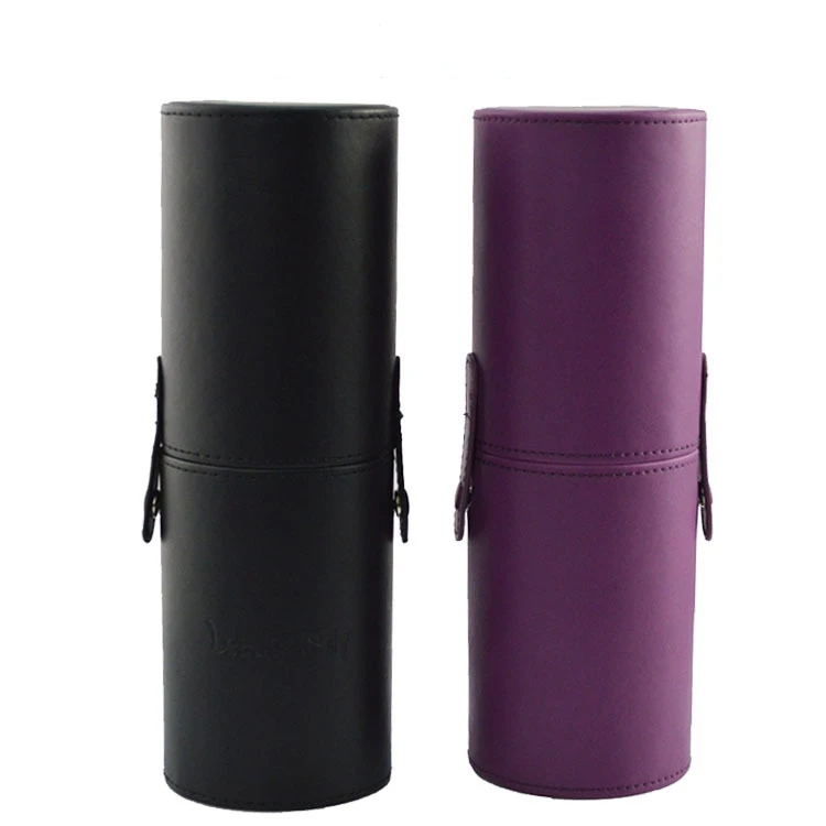 Makeup Brush Organizer Bucket Round Cylinder Tube Shape Cosmetic Brushes Bag Large PU Leather Snap Cup Brushes Holder, Color
Makeup Brush Organizer Bucket Round Cylinder Tube Shape Cosmetic Brushes Bag Large PU Leather Snap Cup Brushes Holder, Color
