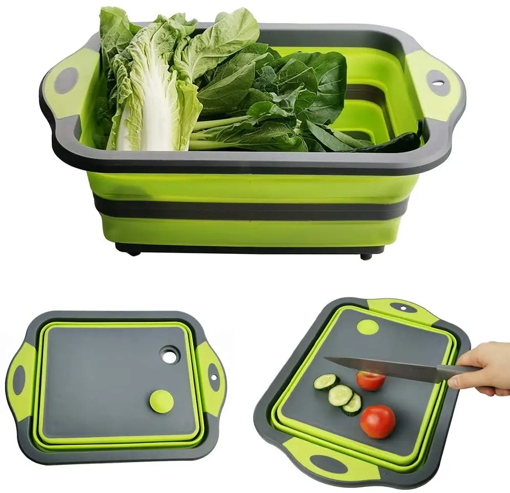 2020 new arrival 4N1vegetable fruit basket wash bucket outdoor kitchen plastic folding cutting board, Green+ grey/ white+ grey
2020 new arrival 4N1vegetable fruit basket wash bucket outdoor kitchen plastic folding cutting board, Green+ grey/ white+ grey