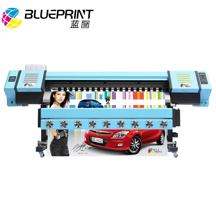 Inkjet Printer Printer manufacture DX5 DX7 printhead 1440dpi 180cm eco solvent plotter