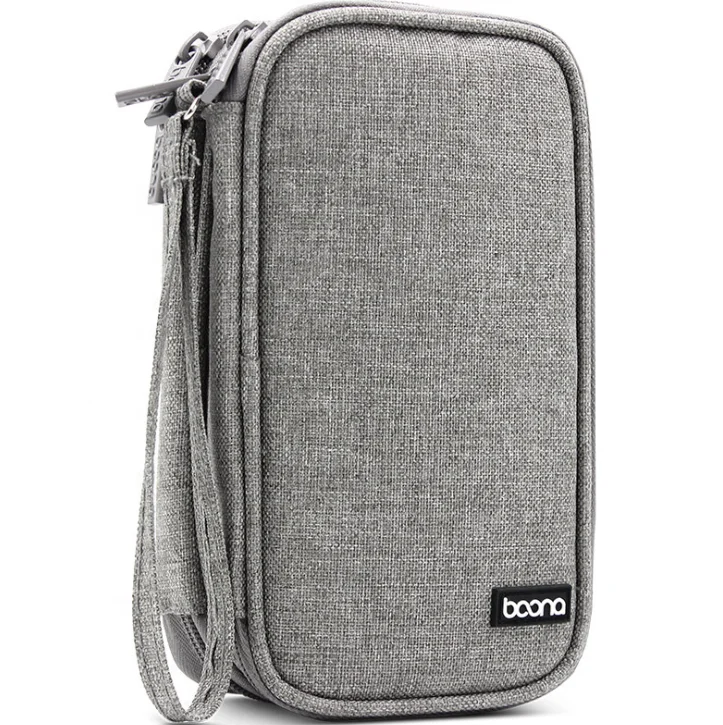 Wholesale multifunctional small electronic accessories organizer bag polyester 2 layer USB disk charging cabel storage bag
Wholesale multifunctional small electronic accessories organizer bag polyester 2 layer USB disk charging cabel storage bag