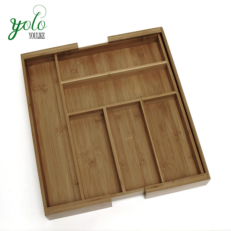 Bamboo Expandable 23-Inch Drawer Organizer, Natural
Bamboo Expandable 23-Inch Drawer Organizer, Natural