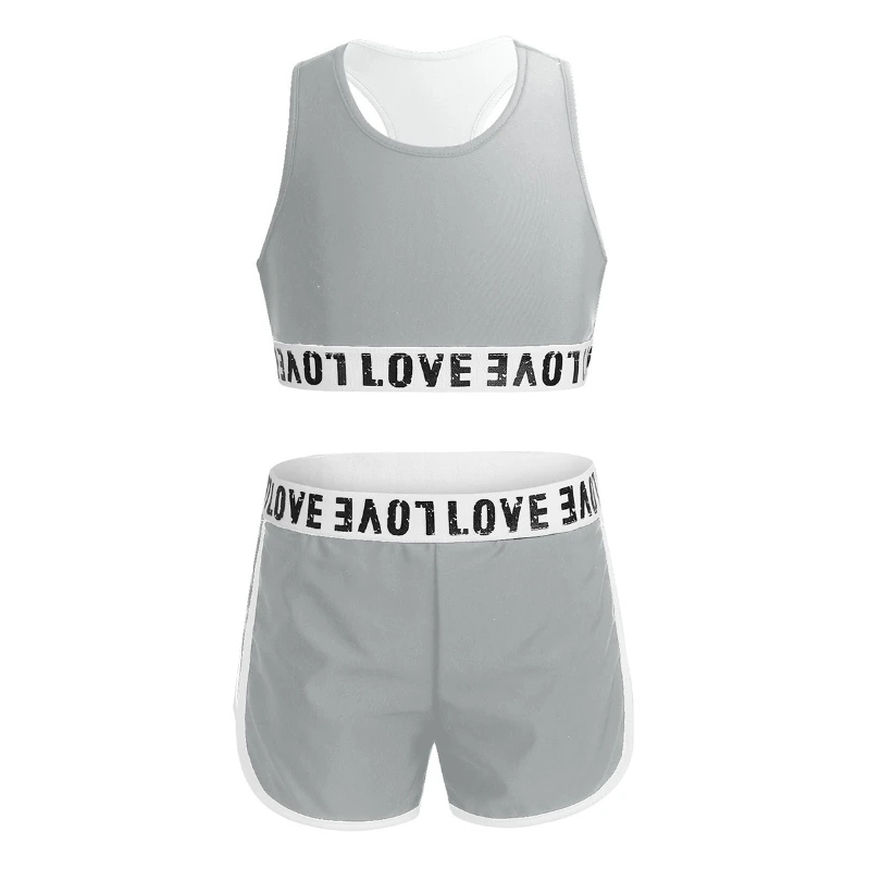 KYO Gymnastics Dance Sports Outfits Girls Kids 2 Piece Athletic Outfit Short Sleeve Top With Booty Shorts
KYO Gymnastics Dance Sports Outfits Girls Kids 2 Piece Athletic Outfit Short Sleeve Top With Booty Shorts