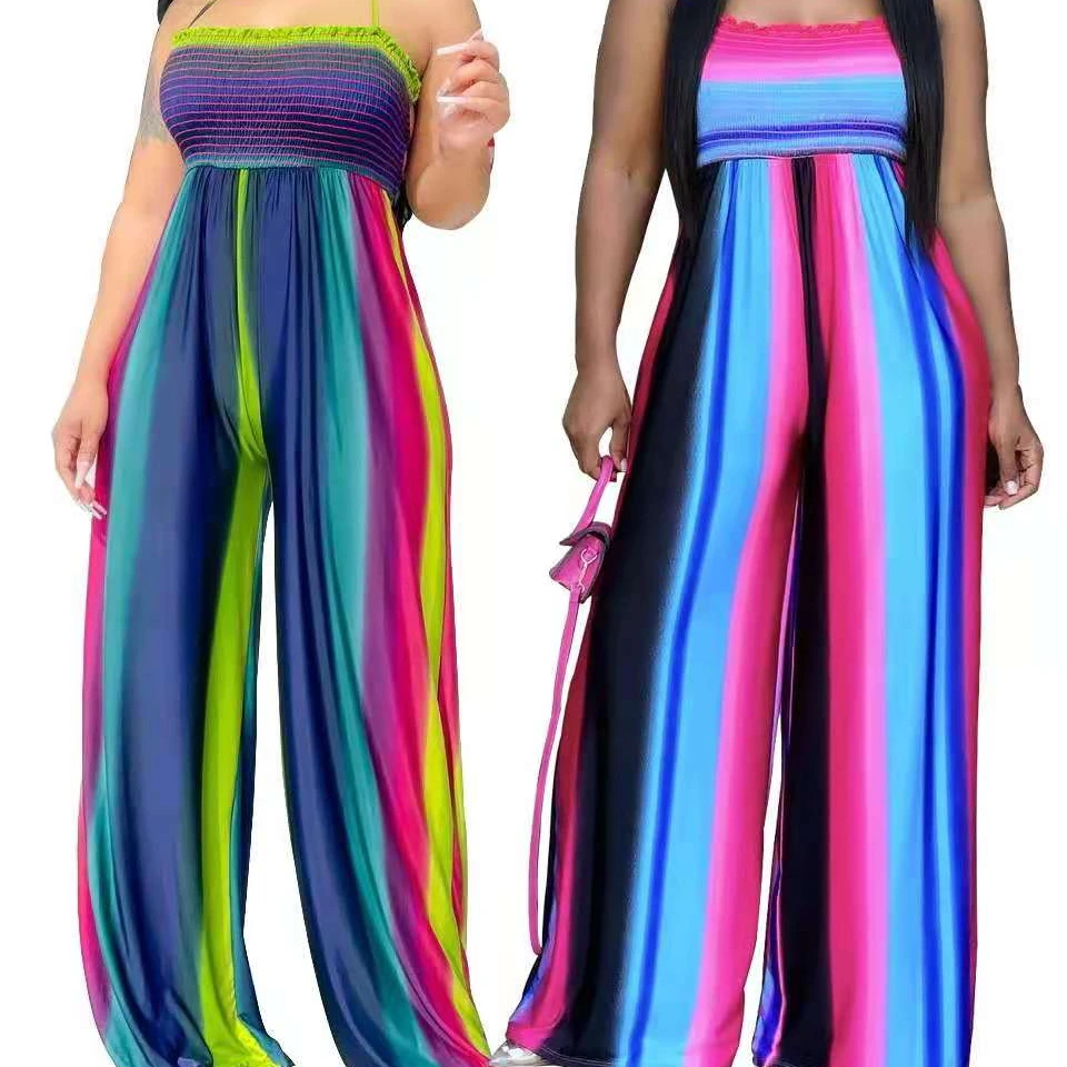 Trending products 2021 new arrivals Women Jumpsuit Plus Size One Piece Streetwear Jumpsuit wide leg halter boho pants, As picture
Trending products 2021 new arrivals Women Jumpsuit Plus Size One Piece Streetwear Jumpsuit wide leg halter boho pants, As picture