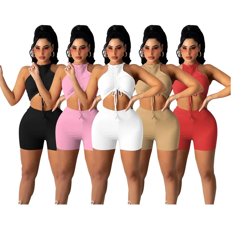 2021 Sexy Ladies 2 Piece Outfits Crop Tops Shorts Plus Size Summer Women Clothing Two Piece Set, Picture shown
2021 Sexy Ladies 2 Piece Outfits Crop Tops Shorts Plus Size Summer Women Clothing Two Piece Set, Picture shown