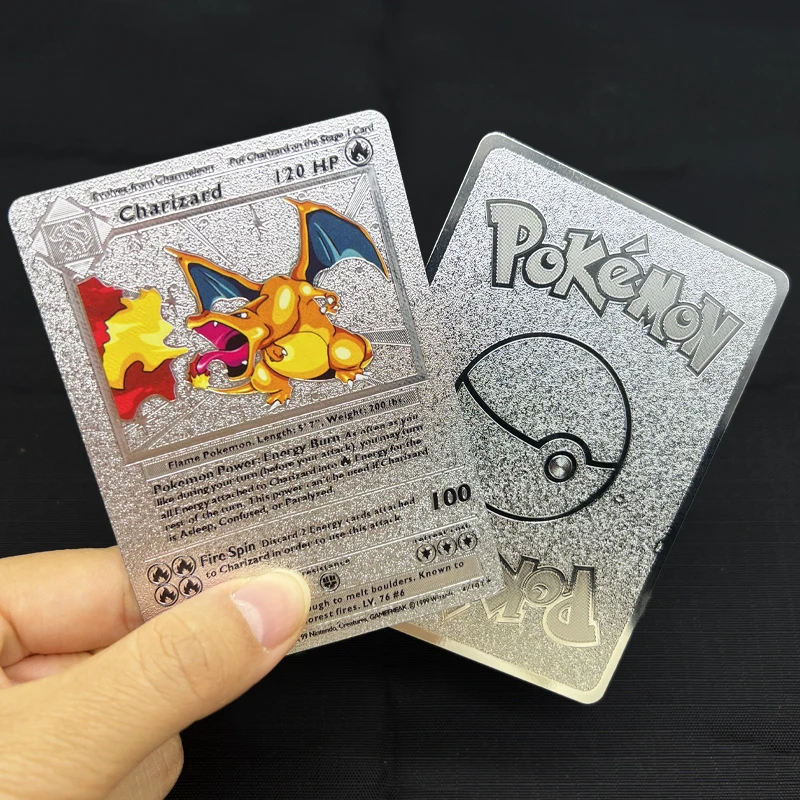 55PCS Pokemon Gold Foil Cards Not Repeatedly Like Gold Silver Black Anime Cartoon Bronzing Cards
55PCS Pokemon Gold Foil Cards Not Repeatedly Like Gold Silver Black Anime Cartoon Bronzing Cards