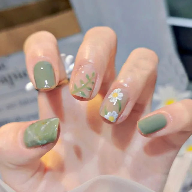2021 Best Selling 24pcs Full Cover Press on Nail Tips Green Leaf Summer Press on Nail, Multi color
2021 Best Selling 24pcs Full Cover Press on Nail Tips Green Leaf Summer Press on Nail, Multi color