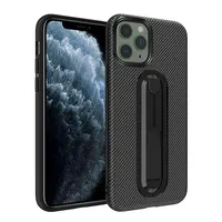 

Newest Hidden Kickstand Design For Iphone 11 Pro Max Carbon Fiber Phone Case Shockproof 6.5