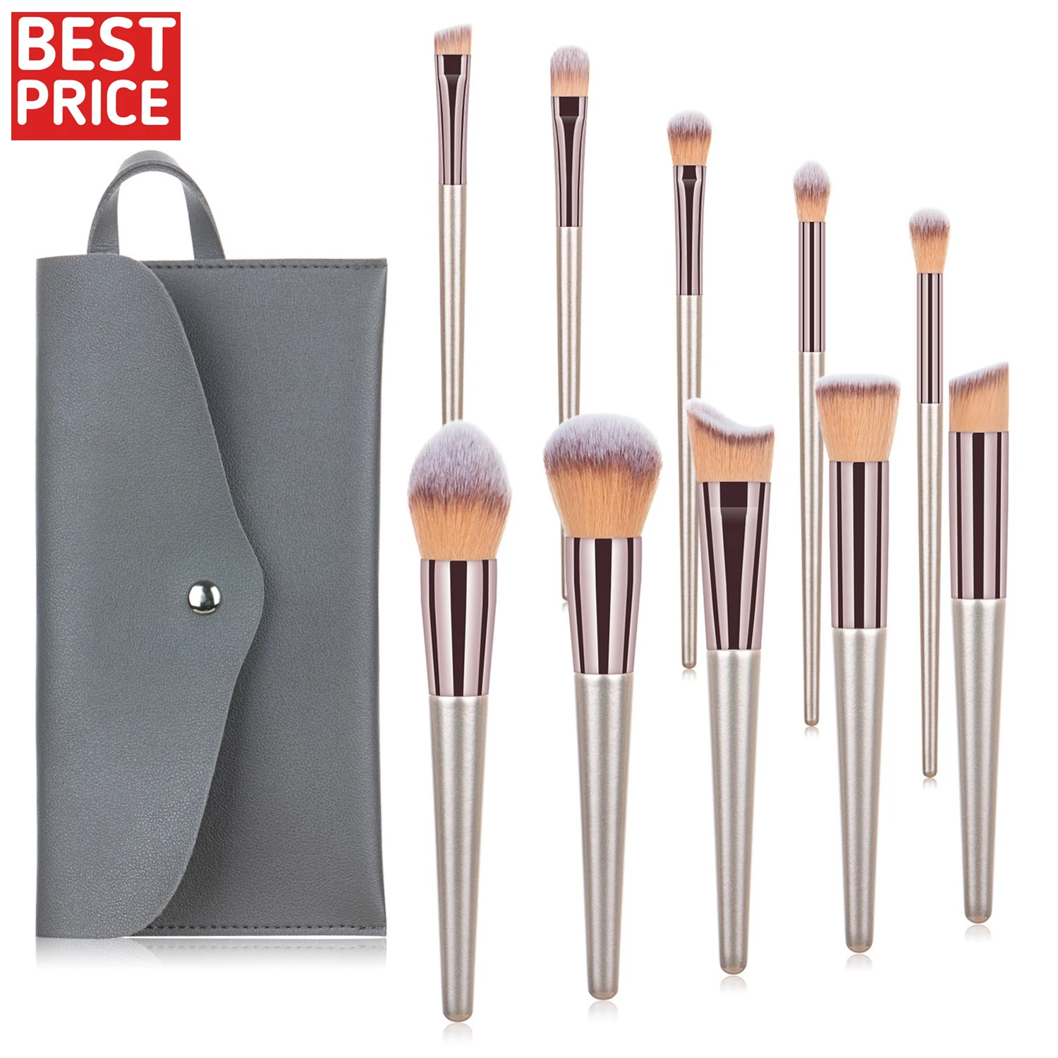 10pcs/14pcs/20pcs Champagne gold makeup brushes set for cosmetic foundation powder eye shadow kabuki make up brush beauty tool
10pcs/14pcs/20pcs Champagne gold makeup brushes set for cosmetic foundation powder eye shadow kabuki make up brush beauty tool