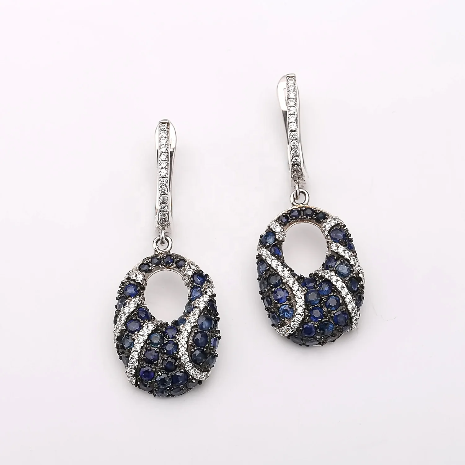 Abiding Jewelry Wholesale Earrings Blue Sapphire Gem Stone English Lock Earrings for party
Abiding Jewelry Wholesale Earrings Blue Sapphire Gem Stone English Lock Earrings for party