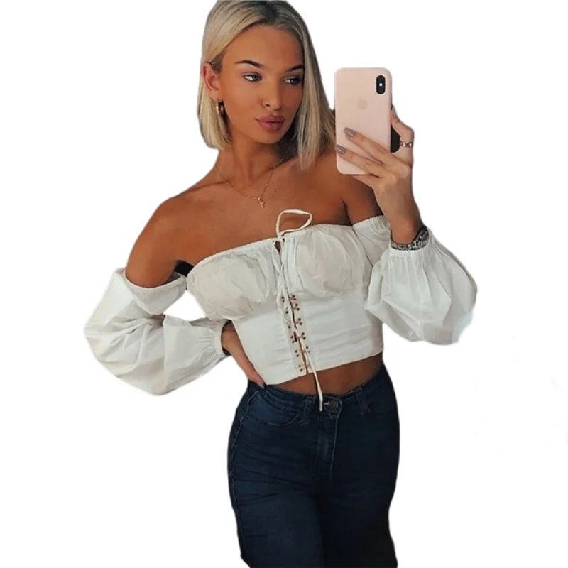 Candice New Design Ladies Long Puff Sleeve Short Chiffon Tops T-Shirts Patchwork Corset Top
Candice New Design Ladies Long Puff Sleeve Short Chiffon Tops T-Shirts Patchwork Corset Top