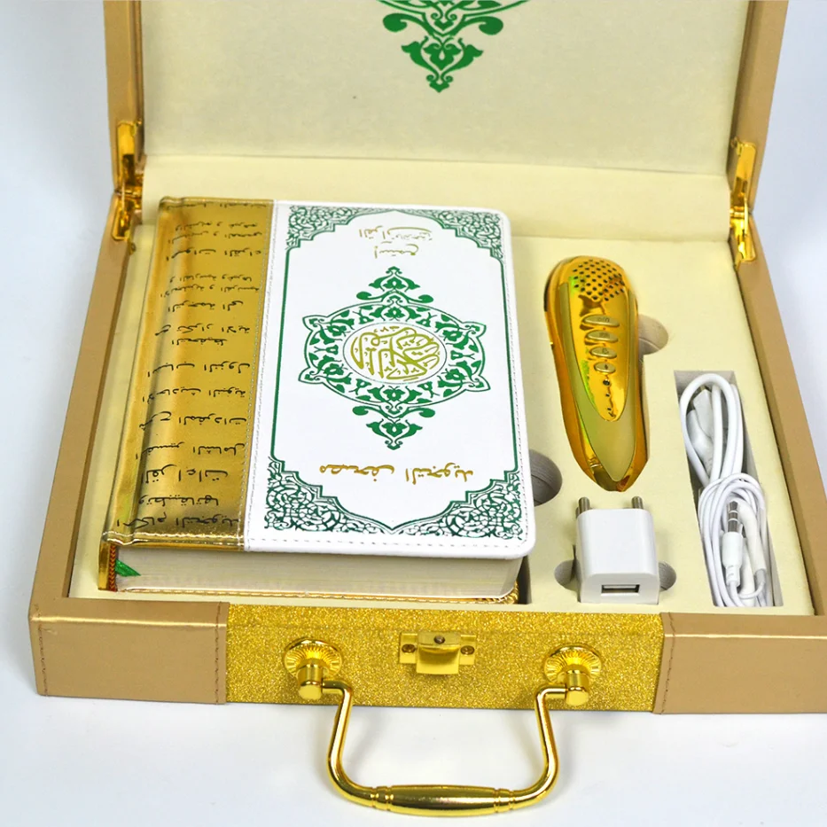 Quran Pen Reader M10 Gold Big Quran Book with Colorful Al Quran Best Aid for Muslim
Quran Pen Reader M10 Gold Big Quran Book with Colorful Al Quran Best Aid for Muslim