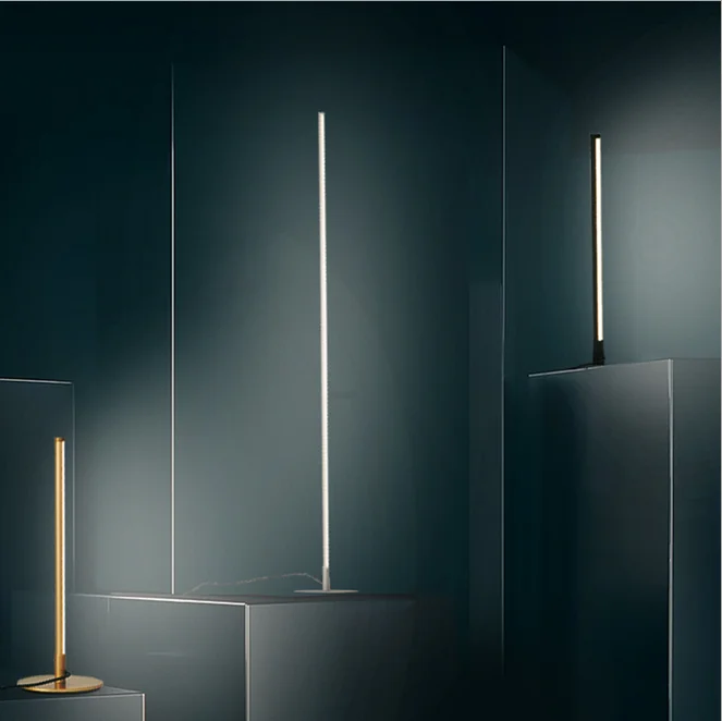 Factory direct sales hotel simple black changing led table lamp