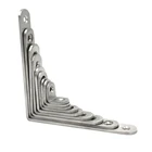 Stainless Wall Bracket Stainless Steel Angle Shelf Hanging Wall Mounting Support Corner Connecting Brackets CM-Y010