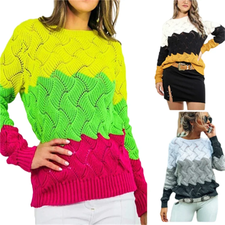 Custom Winter Plus size Sweaters Women Hot Selling New Fashion Sweater Women Casual Long Sleeves Knitted Sweater
Custom Winter Plus size Sweaters Women Hot Selling New Fashion Sweater Women Casual Long Sleeves Knitted Sweater