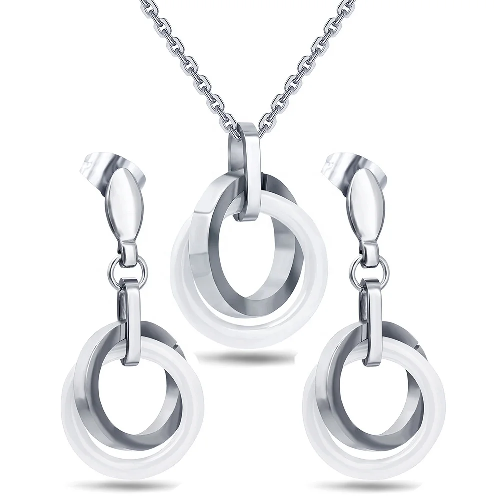 New stainless steel necklace earrings set titanium steel jewelry set fashion jewelry earrings
New stainless steel necklace earrings set titanium steel jewelry set fashion jewelry earrings