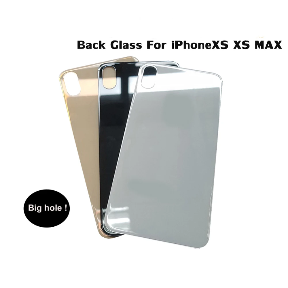For iPhone X XS XSMAX 100% New High Quality Big Hole Battery Cover Rear Door Housing parts Replacement back glass big hole
For iPhone X XS XSMAX 100% New High Quality Big Hole Battery Cover Rear Door Housing parts Replacement back glass big hole