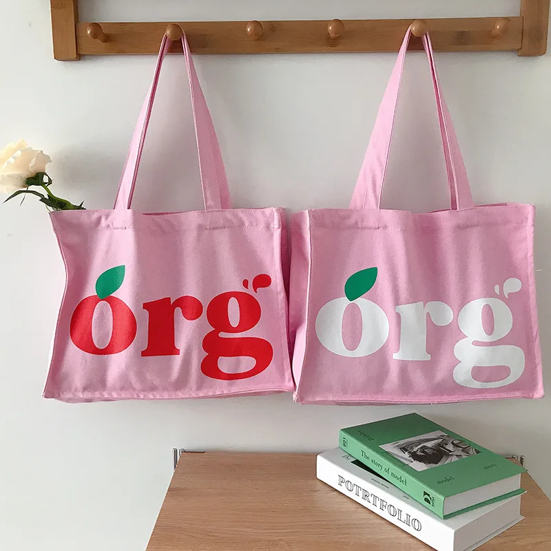 2021 summer new fashion large capacity custom letter printing woman bag casual canvas pink single shoulder tote bag wholesale, Customized
2021 summer new fashion large capacity custom letter printing woman bag casual canvas pink single shoulder tote bag wholesale, Customized