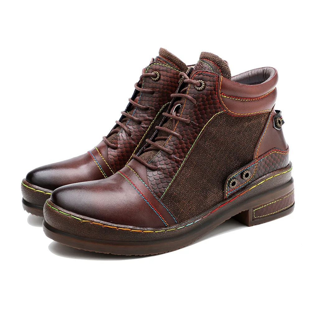 Balai Brand Kozaki Damskie Women Boots 2021 Autumn Winter New Fashion Retro Side Zipper Round Head Low Heel Ladies Casual Shoes, Picture
Balai Brand Kozaki Damskie Women Boots 2021 Autumn Winter New Fashion Retro Side Zipper Round Head Low Heel Ladies Casual Shoes, Picture