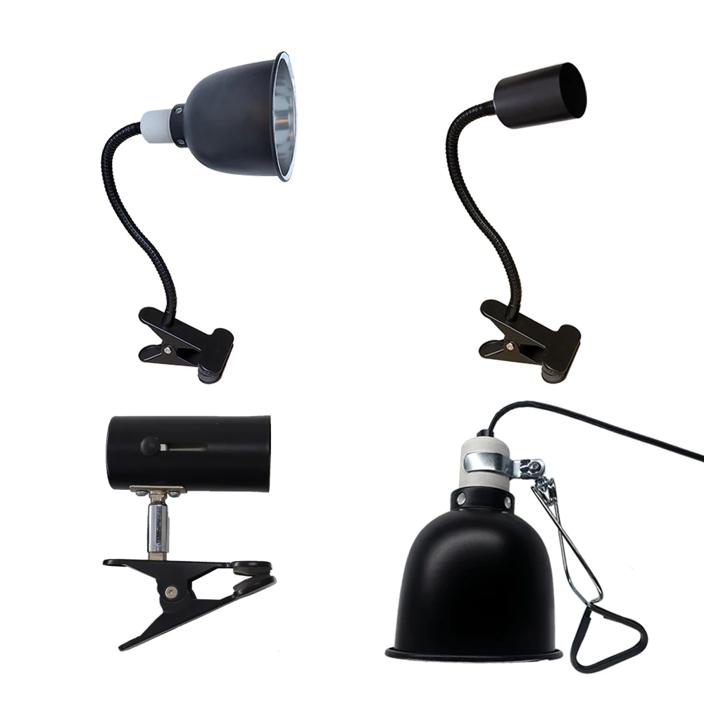 High Quality Gooseneck Lamp with Clamp Dome Reptile Light Lamp Fixture E27 Reptile Clamp Lamp, Black
High Quality Gooseneck Lamp with Clamp Dome Reptile Light Lamp Fixture E27 Reptile Clamp Lamp, Black