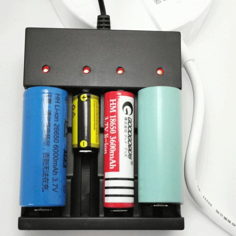 Free shipping USB 18650 battery charger 4 slot Li-ion rechargeable battery charger, Black
Free shipping USB 18650 battery charger 4 slot Li-ion rechargeable battery charger, Black