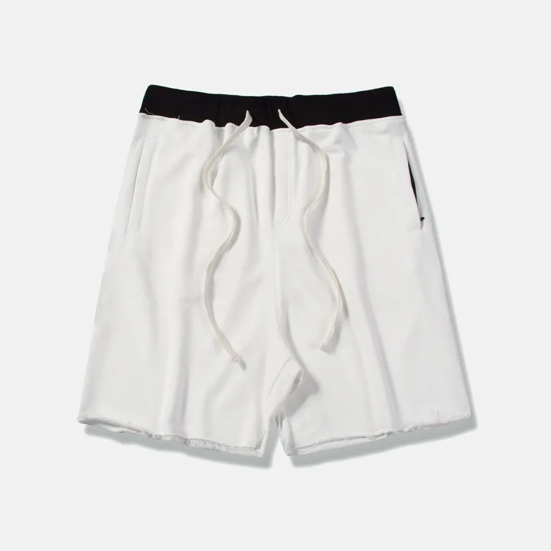 European and American men's summer popular logo hip hop casual shorts, Black/rice white/gray
European and American men's summer popular logo hip hop casual shorts, Black/rice white/gray