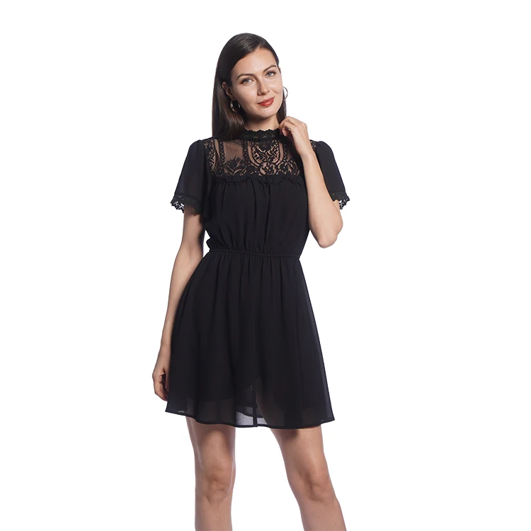 2021 fashion summer dresses casual women lace yoke with see through insperation elastic waist lace neck trim
2021 fashion summer dresses casual women lace yoke with see through insperation elastic waist lace neck trim