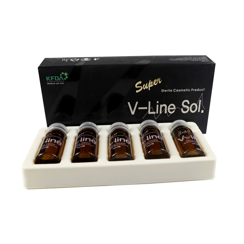 Korea Super V-line Sol solution lipolysis injection Vline sol slimming V shape face loose vial
Korea Super V-line Sol solution lipolysis injection Vline sol slimming V shape face loose vial