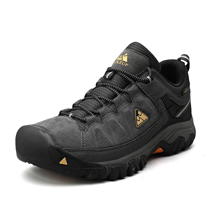 HIKEUP Autumn High Quality Men Hiking Shoes Leather Climbing Trekking Shoes Outdoor Walking Sneakers Mountain Jogging Sport Shoe, Black,grey,green
HIKEUP Autumn High Quality Men Hiking Shoes Leather Climbing Trekking Shoes Outdoor Walking Sneakers Mountain Jogging Sport Shoe, Black,grey,green