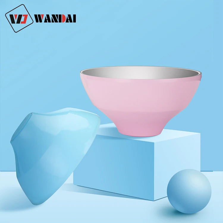 High tech Rapid cooling heat insulated baby cooling bowl Healthy eating temperature multi function baby food warmer cooling bowl, Yellow pink and blue
High tech Rapid cooling heat insulated baby cooling bowl Healthy eating temperature multi function baby food warmer cooling bowl, Yellow pink and blue