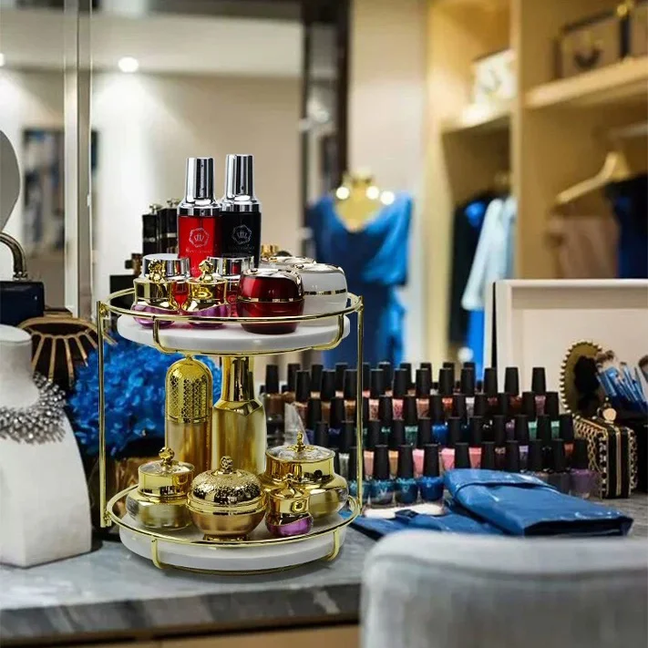 Natural marble and Gold Frame 360 Rotating rack Cosmetic Organizer Makeup Perfume Lipstick Storage, Metal(gold)+marble(dark green, volakas white, black marquina)
Natural marble and Gold Frame 360 Rotating rack Cosmetic Organizer Makeup Perfume Lipstick Storage, Metal(gold)+marble(dark green, volakas white, black marquina)