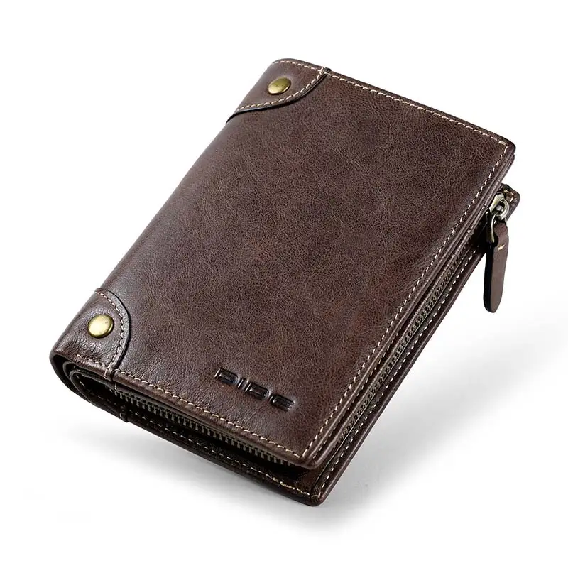 DIDE RFID Blocking Genuine leather Card Holder Wallet with Zipper Coin Pocket, Khaki/dark brown/ customized available
DIDE RFID Blocking Genuine leather Card Holder Wallet with Zipper Coin Pocket, Khaki/dark brown/ customized available