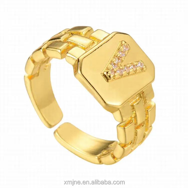 European And American Bloggers 26 English Letters Diamond Strap Open Ring Female Simple Design Retro Adjustable Ring
European And American Bloggers 26 English Letters Diamond Strap Open Ring Female Simple Design Retro Adjustable Ring