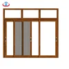 Thermal Insulation Double Glazed Aluminum Sliding Window With Mosquito Net