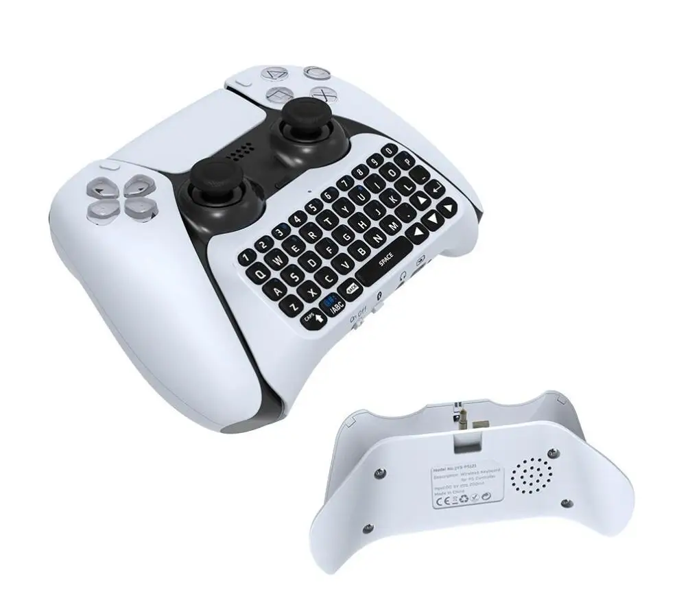 3.5mm Wireless Mini Game Keyboard Bt 3.0 Controller Chat Pad Mount Keypad for Sony PS5 Playstation 5 Gamepad, White
3.5mm Wireless Mini Game Keyboard Bt 3.0 Controller Chat Pad Mount Keypad for Sony PS5 Playstation 5 Gamepad, White