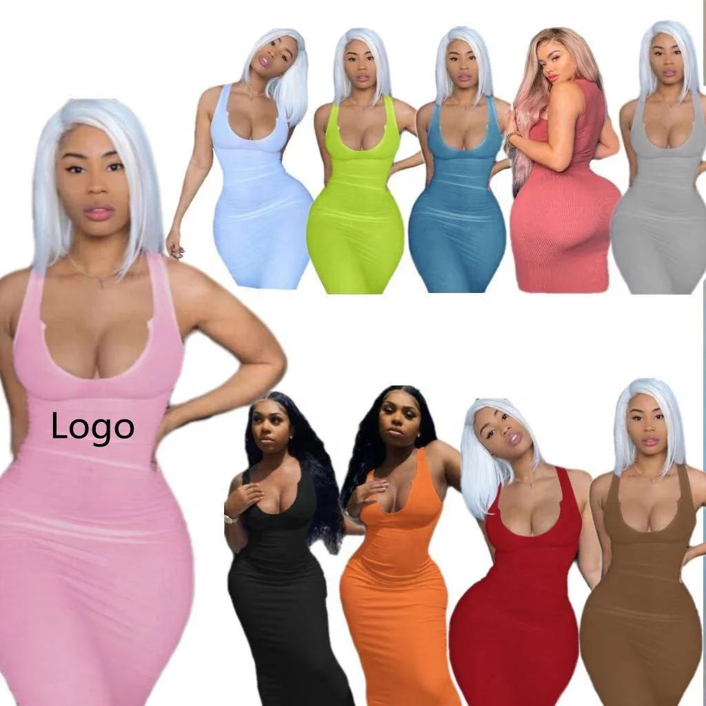 B15049A Rib Knit Simple Round Neck Sleeveless Bodycon Maxi Elegant Women Solid Outfit 2021 Spring Summer Casual Party Long Dress, Shown
B15049A Rib Knit Simple Round Neck Sleeveless Bodycon Maxi Elegant Women Solid Outfit 2021 Spring Summer Casual Party Long Dress, Shown