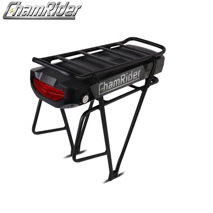 ChamRider Rear Rack Electric bicycle Battery rechargeable Lithium ion 48v ebike battery pack for ebike conversion kit
ChamRider Rear Rack Electric bicycle Battery rechargeable Lithium ion 48v ebike battery pack for ebike conversion kit