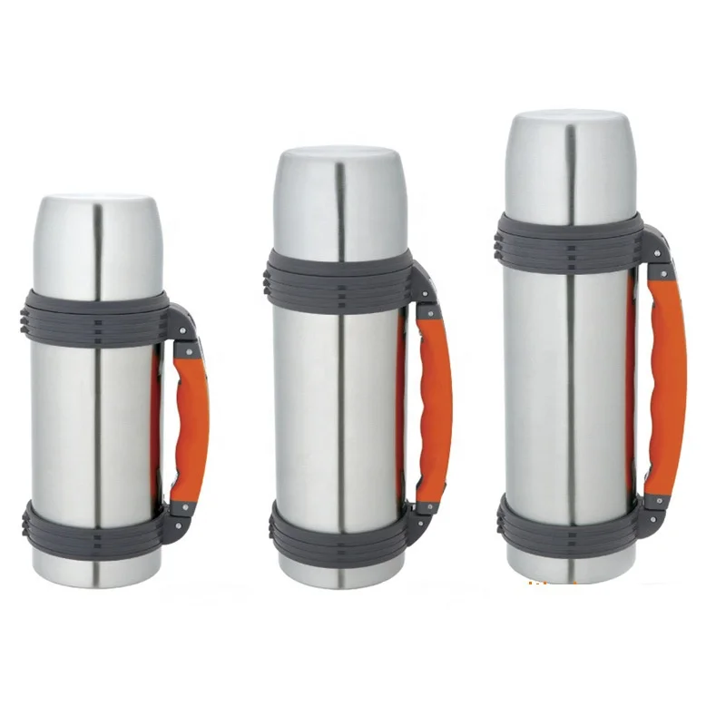 Amazon Straight Cup Stainless Steel Double Wall Insulated Vacuum Flasks Wide Mouth Water Bottle with silicone handle and lid, Customized color acceptable
Amazon Straight Cup Stainless Steel Double Wall Insulated Vacuum Flasks Wide Mouth Water Bottle with silicone handle and lid, Customized color acceptable